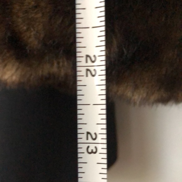 Andrew Marc black XS coat faux fur collar/cuffs - Picture 8 of 9